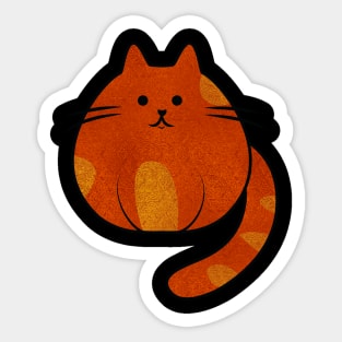 Cute Ginger Cat Sticker